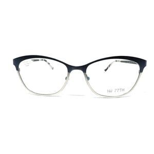 NW 77TH SENT HELP BLUE STEEL AUTHENTIC FRAMES EYEGLASSES 55-17-140